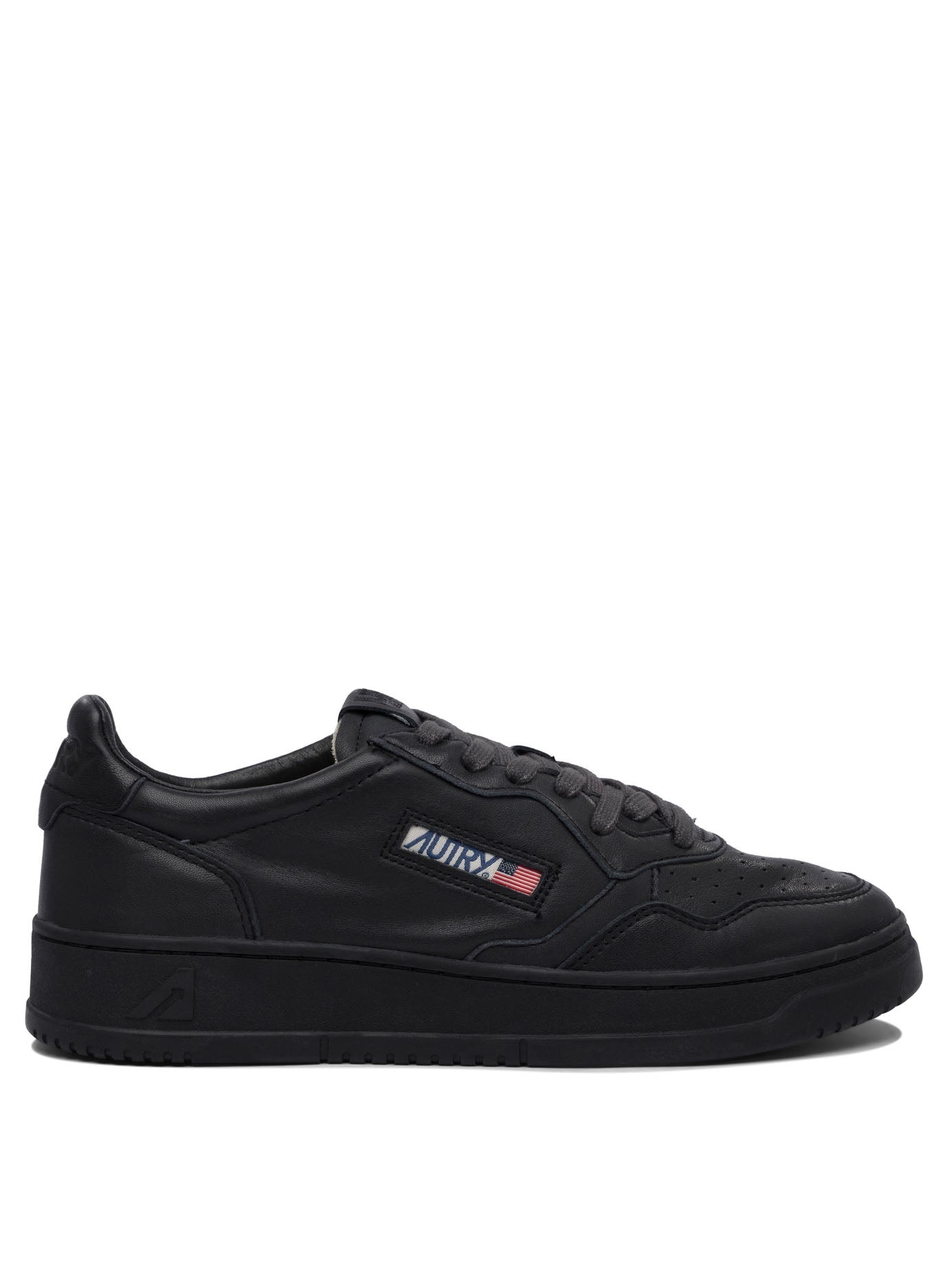 スニーカー Autry Sneakers & Slip-On Autry Medalist Low Sneakers In White Textured Leather With
