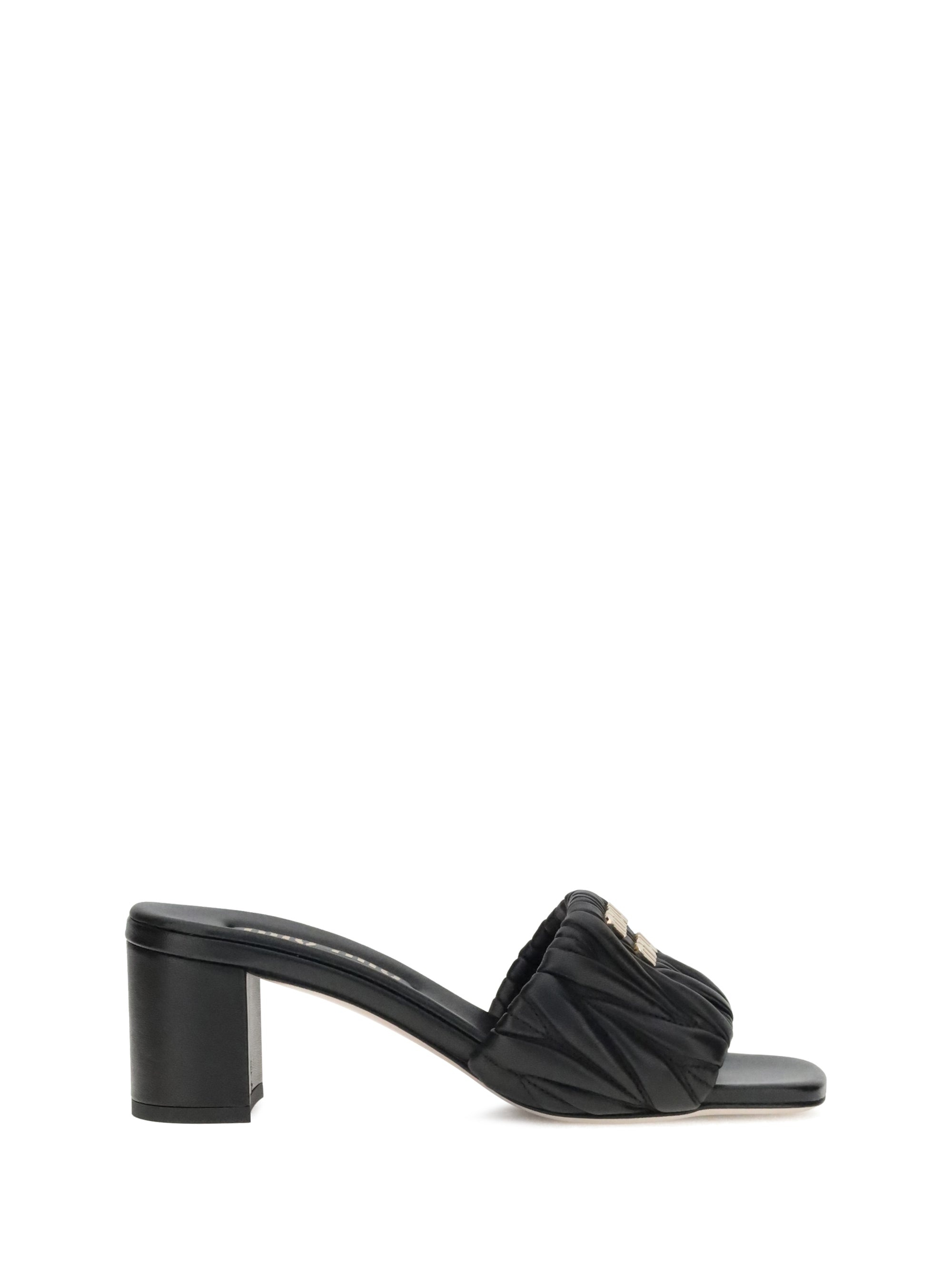Miu Miu Women Logoed Sandals - 1