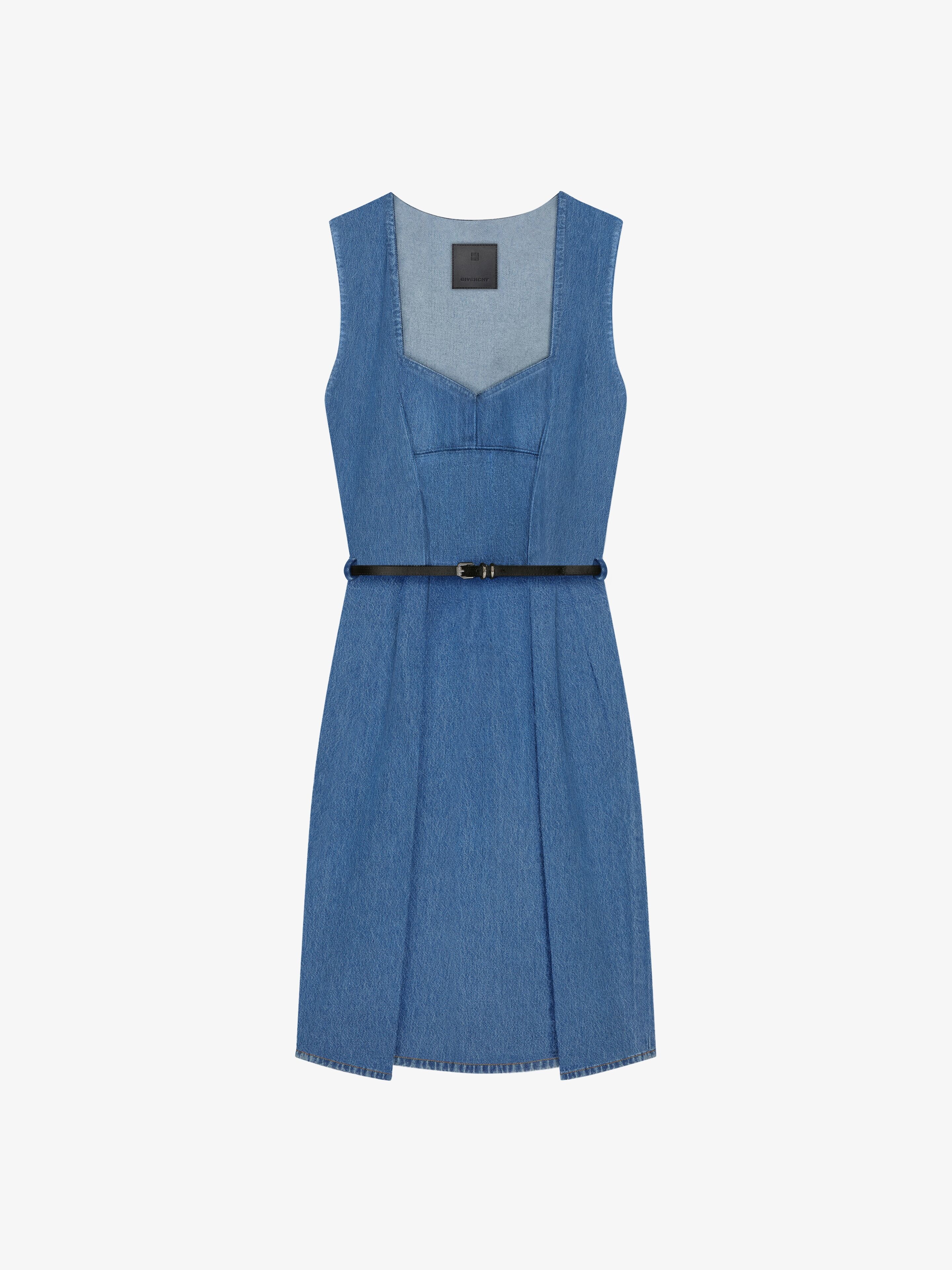 VOYOU DRESS IN DENIM - 1