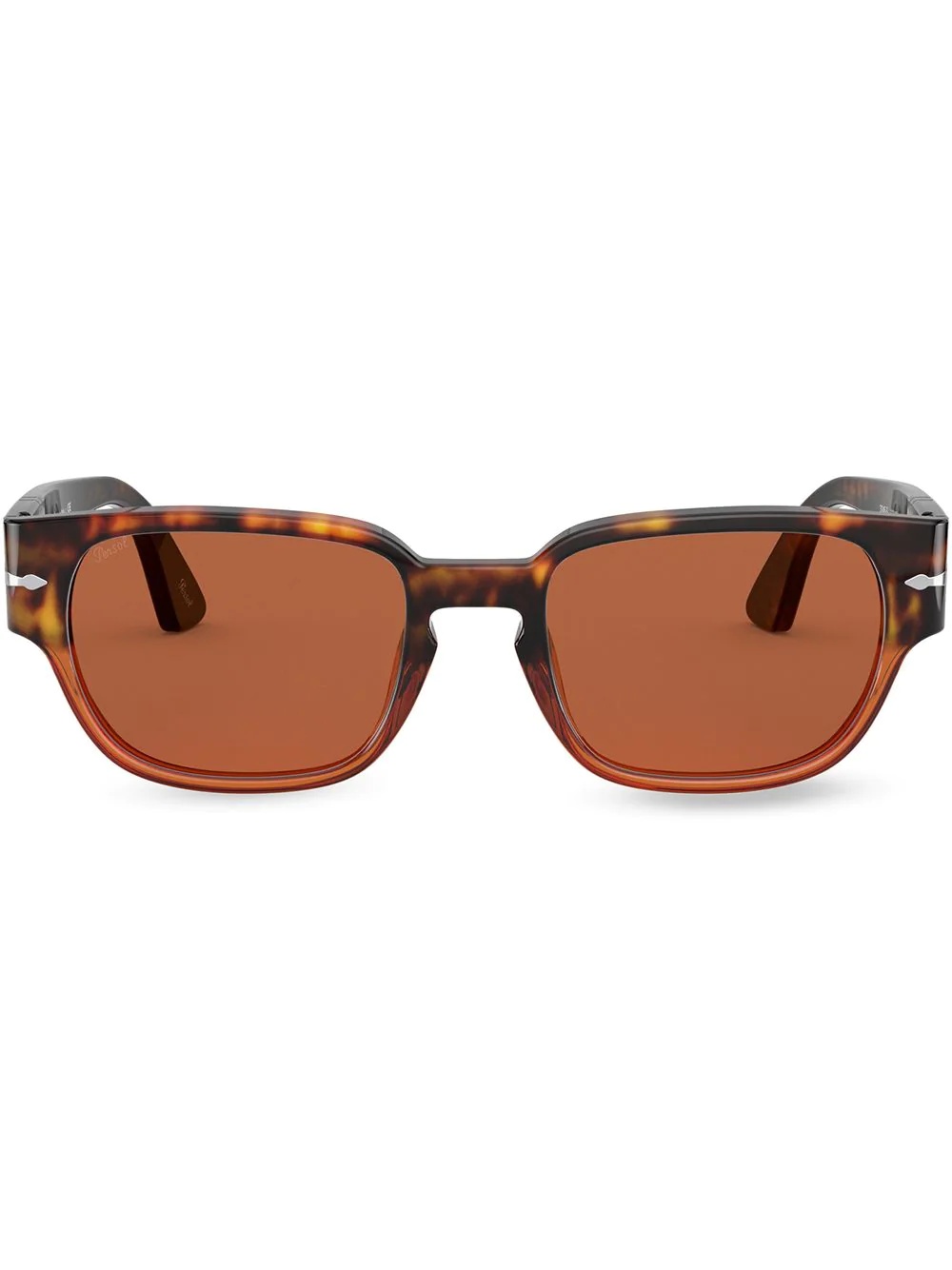 tortoiseshell-effect square-frame sunglasses - 1