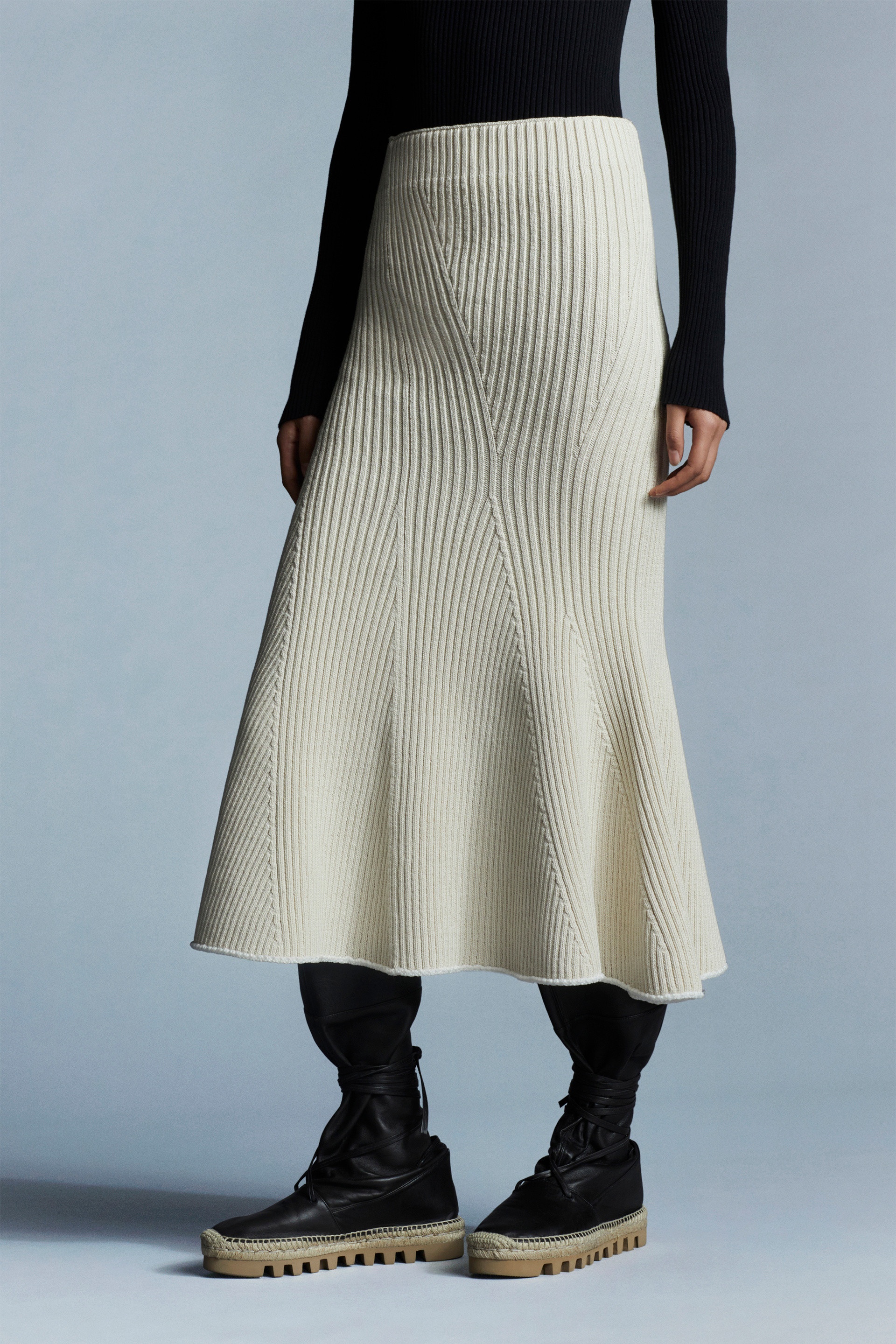 Knit Cotton Skirt - 3