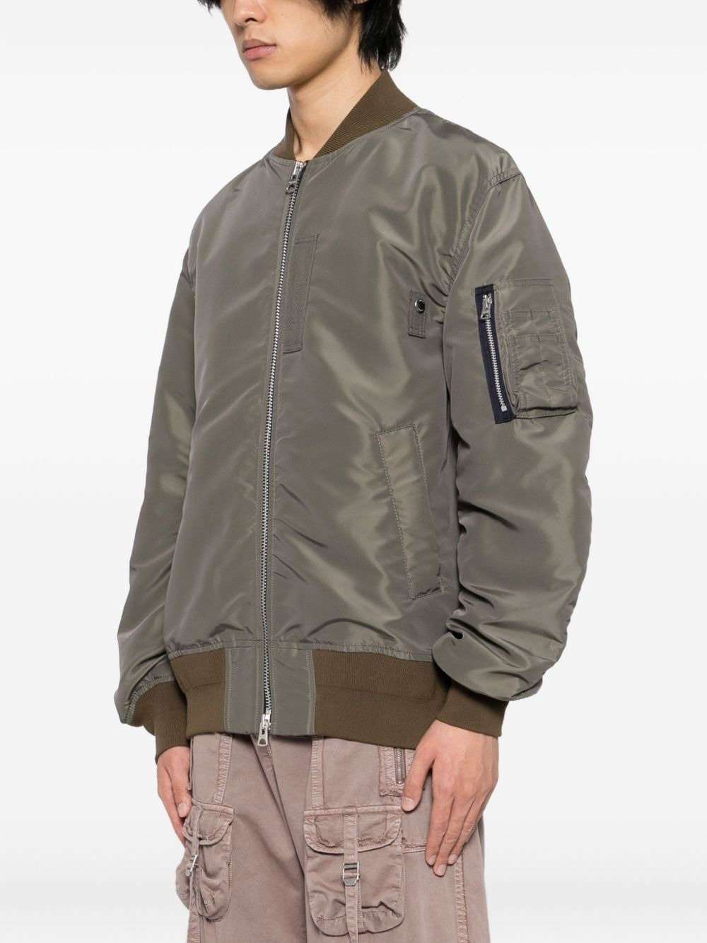 twill bomber jacket - 3