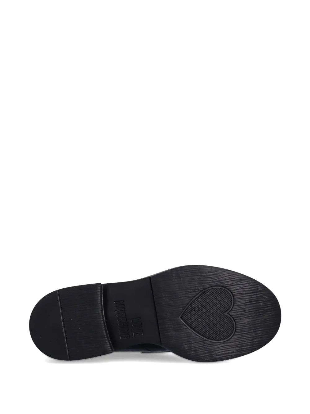 logo-lettering loafers - 5