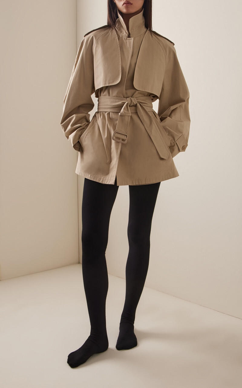 The Row Tavoris Cotton Trench Jacket neutral outlook