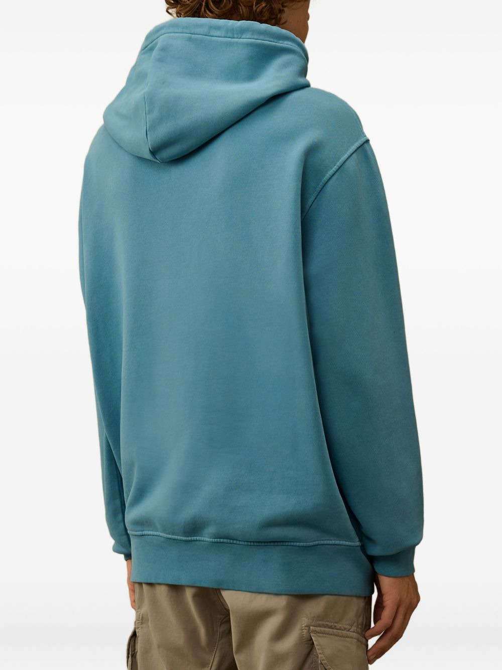 embroidered-logo hoodie - 4