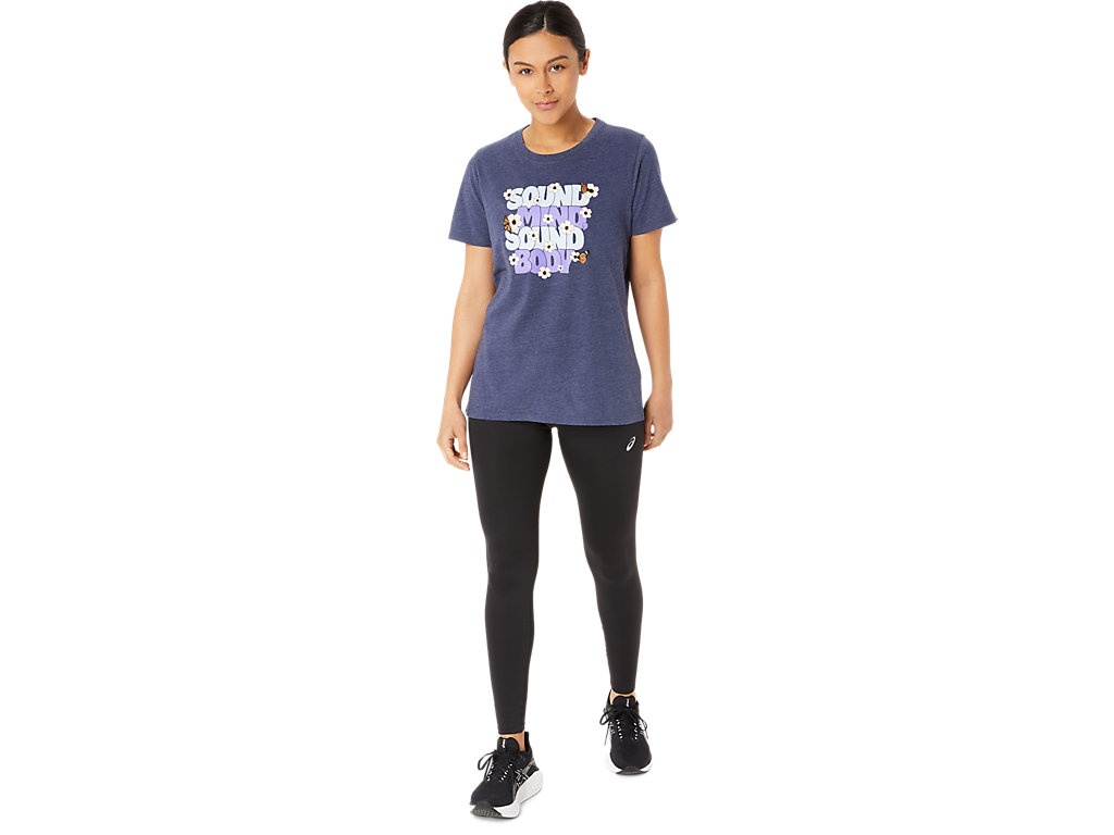WOMEN'S ASICS MONARCH SLOGAN CREW - 6