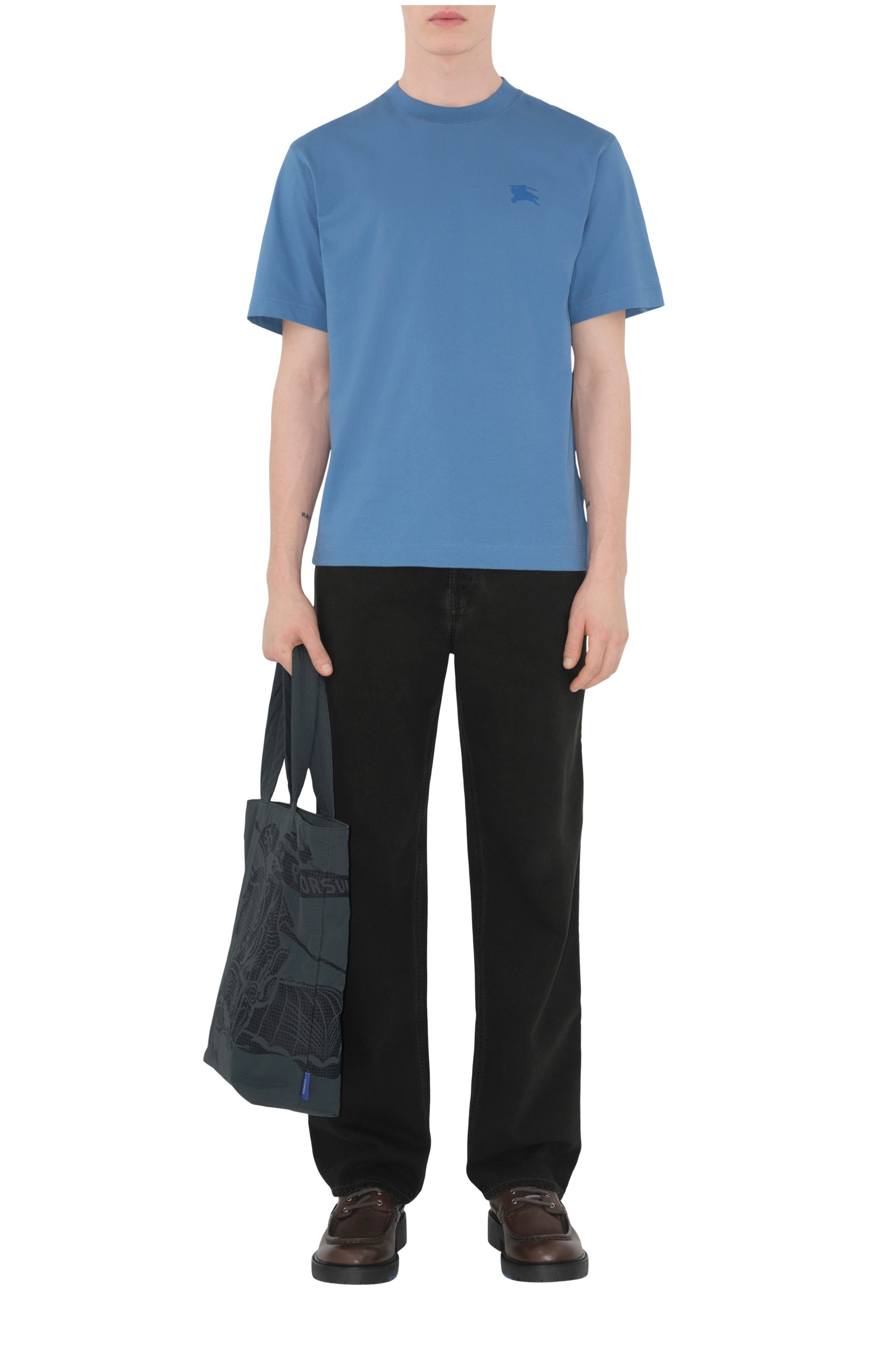 burberry EKD Badge Cotton T-shirt in Pool at Nordstrom - 1