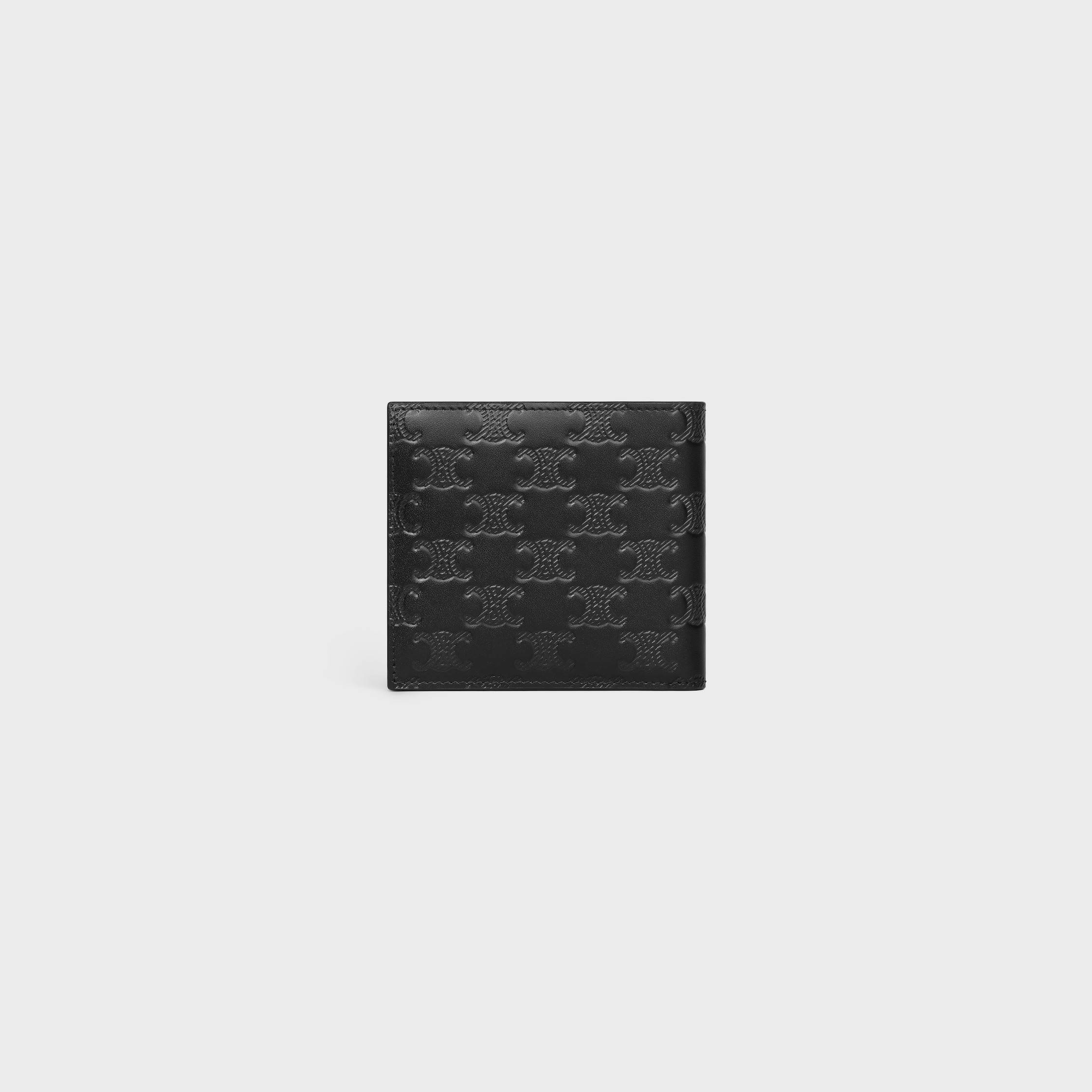 Bi-fold wallet in Calfskin with triomphe embossed - 2