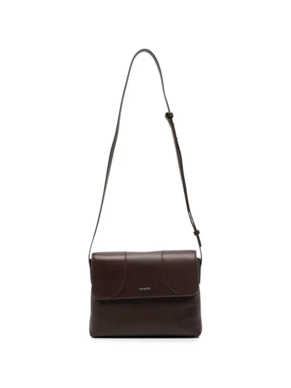 Cross Body Bag Calf Leather "Chocolate Brown" - 1