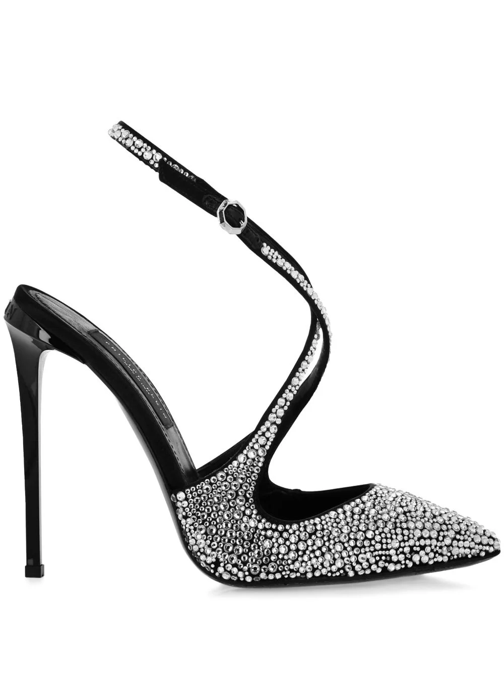 120mm crystal-embellished pumps - 1