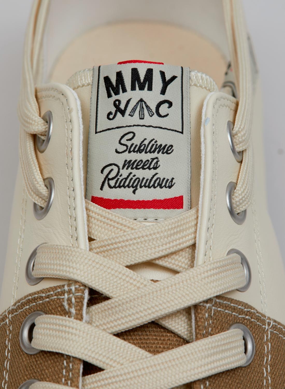 NC X Mihara Yasuhiro New Bowling Shoe in Khaki/White - 5
