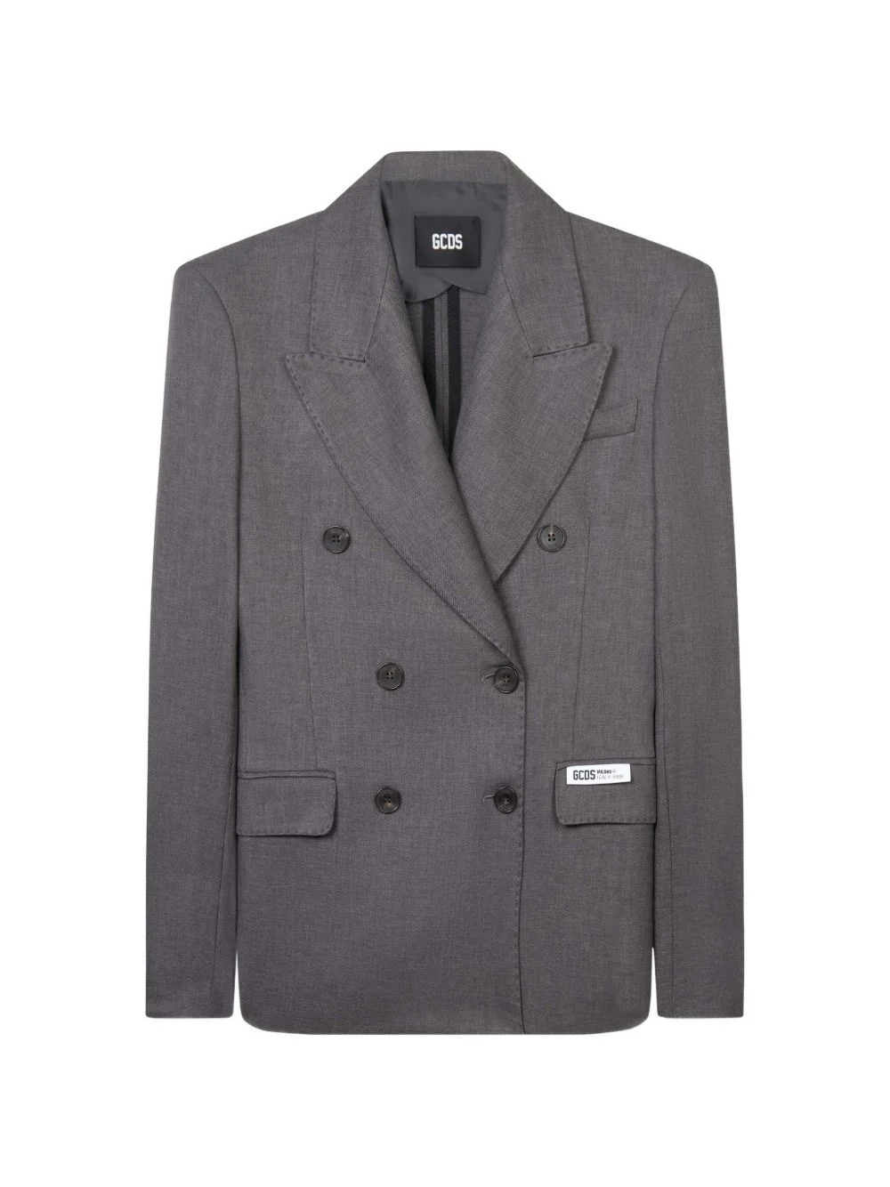 double-breasted peak-lapel blazer - 1