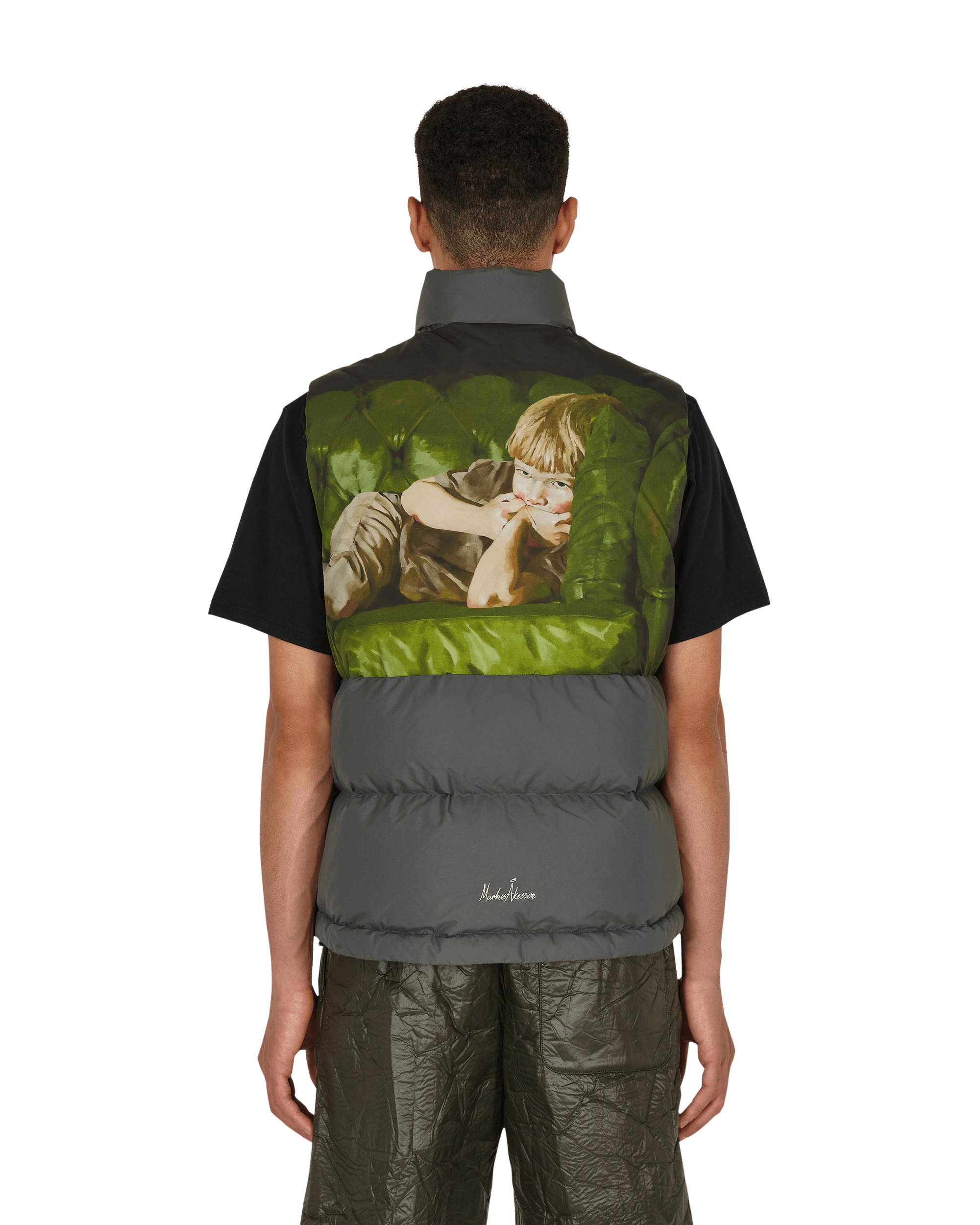 UNDERCOVER Markus Åkesson Vest Grey | slamjam | REVERSIBLE