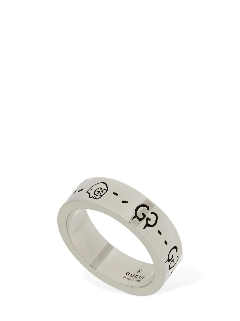 GUCCI GHOST BAND RING - 1