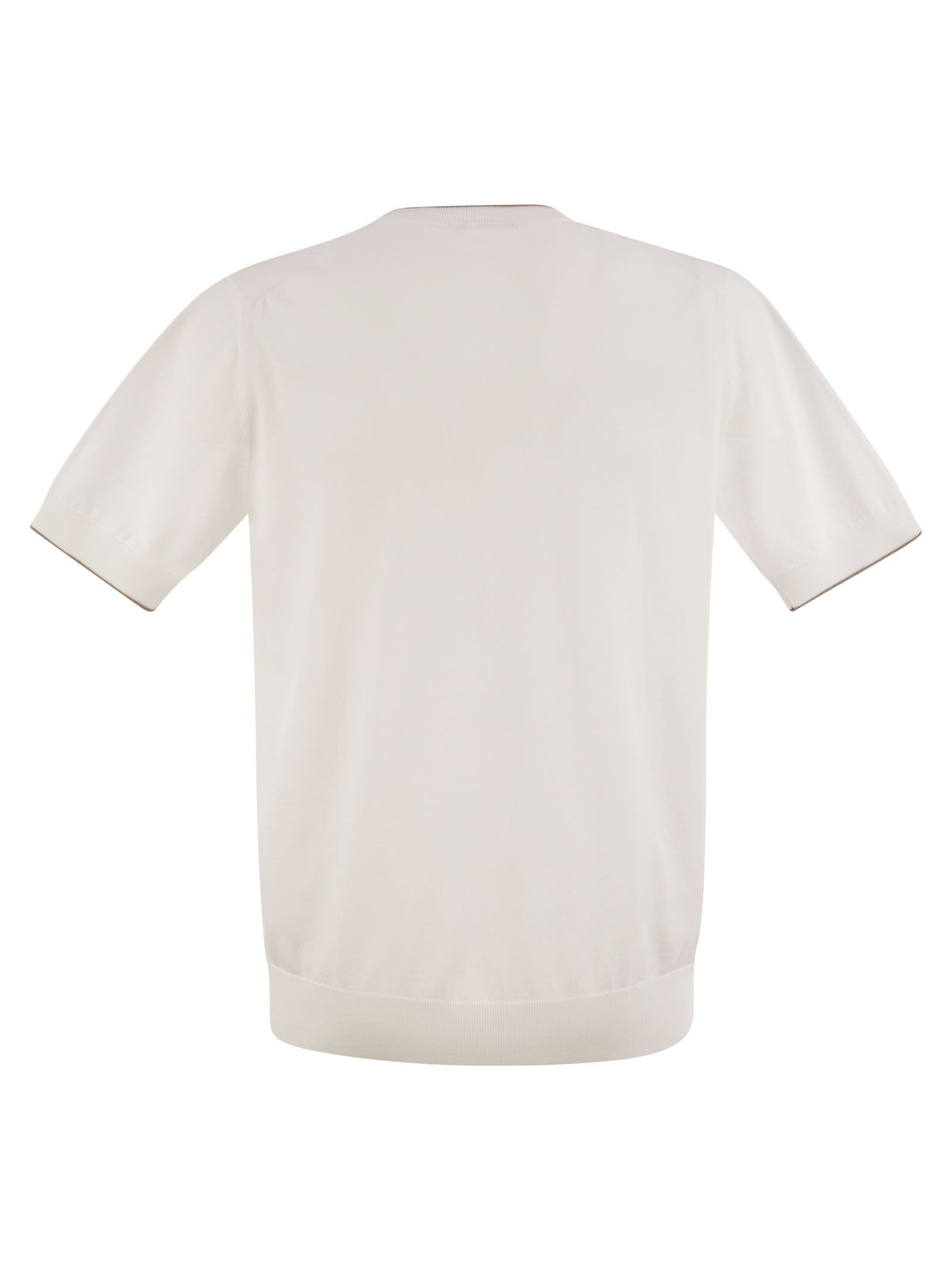 Peserico - Peserico Men T-Shirt In Pure Cotton Yarn - 2