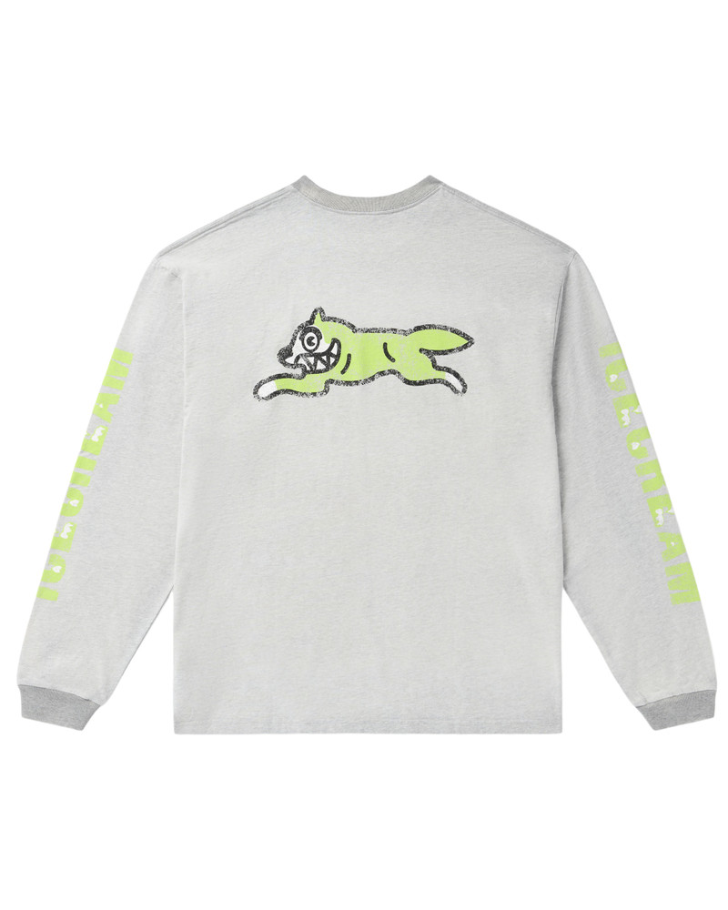 ICECREAM DAMAGED COTTON LS T-SHIRT RUNNING DOG outlook