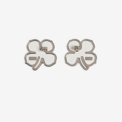 BALENCIAGA Crush Clover Earrings outlook