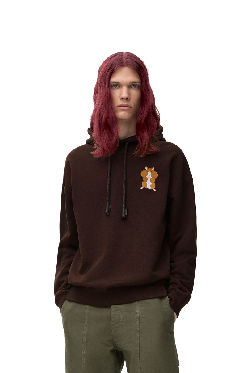 Relaxed fit hoodie in cotton 3