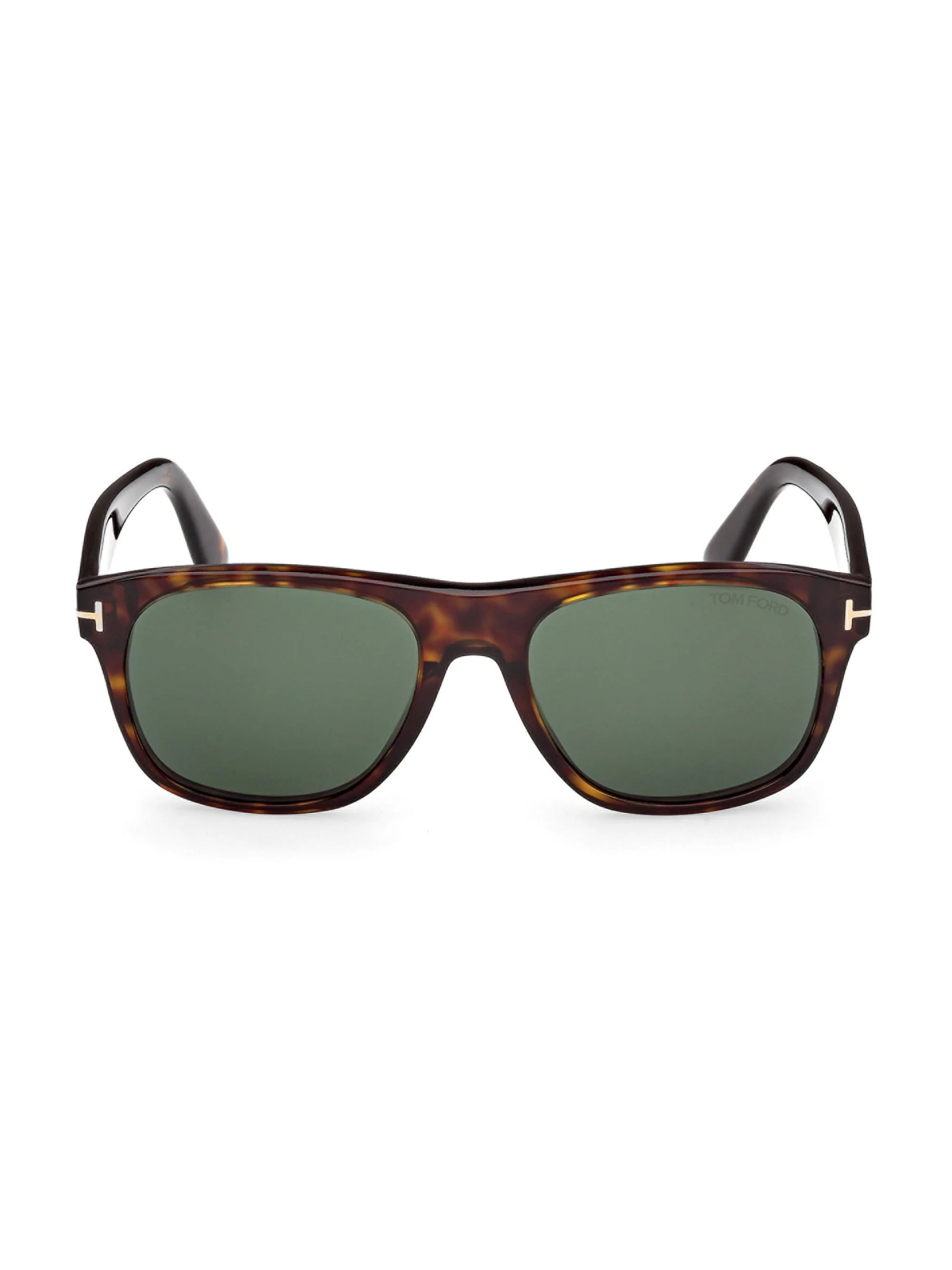 Men's Marlon 55MM Square Sunglasses - Shinydarkhavanagreen - 1