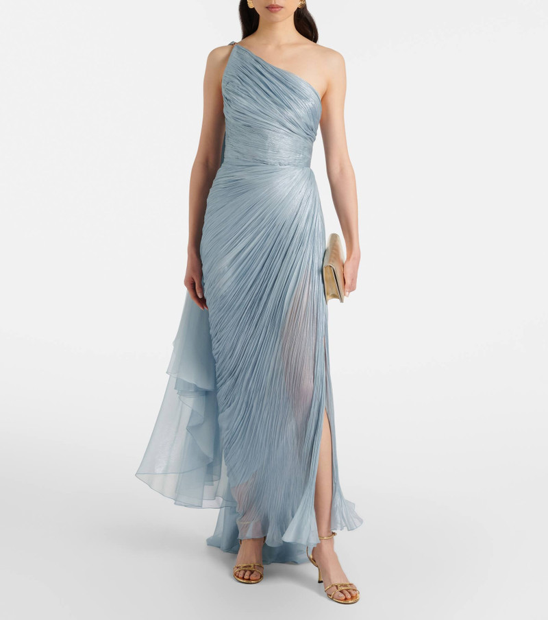 MARIA LUCIA HOHAN Florencia one-shoulder silk gown outlook
