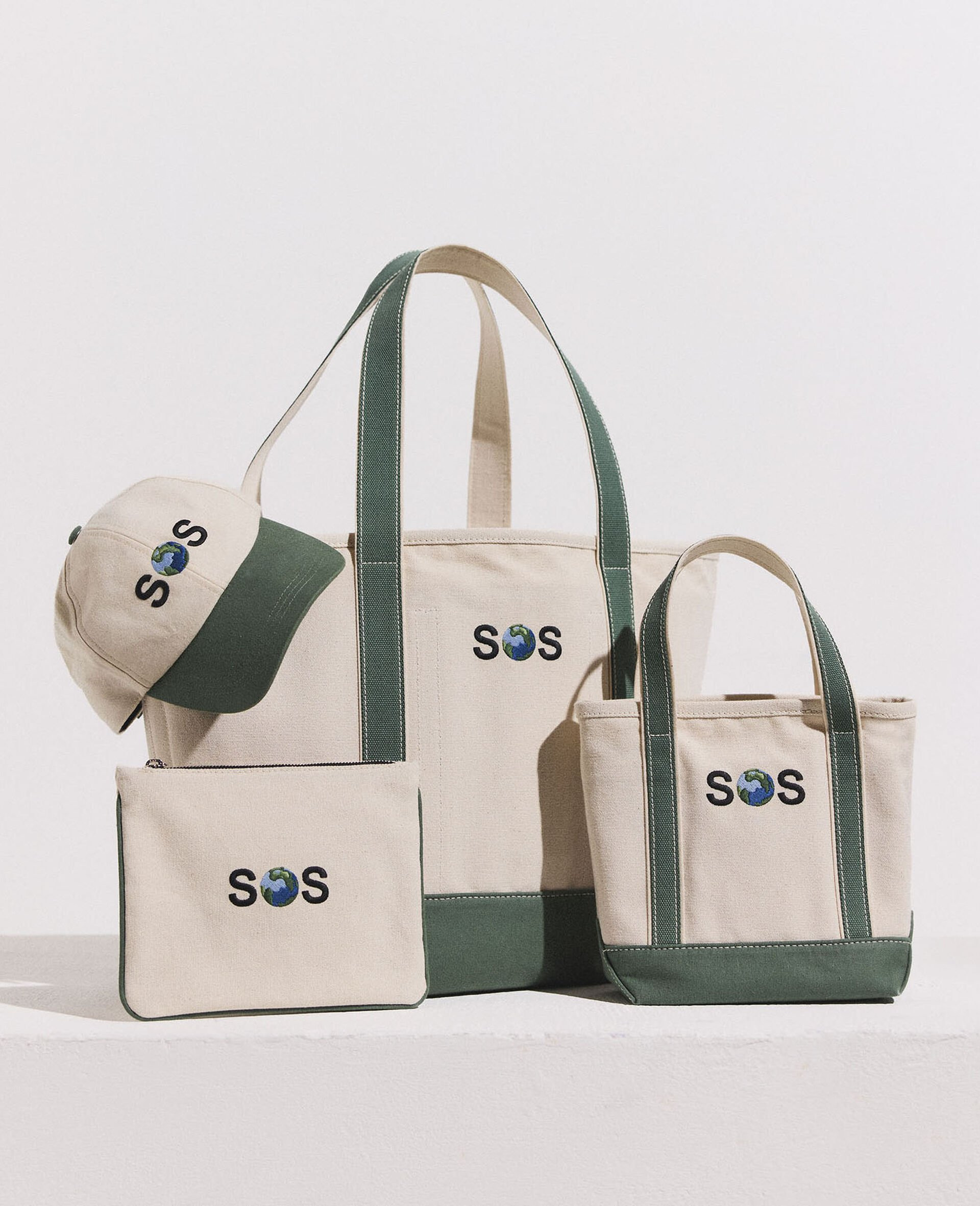 SOS Embroidered Baseball Cap - 5
