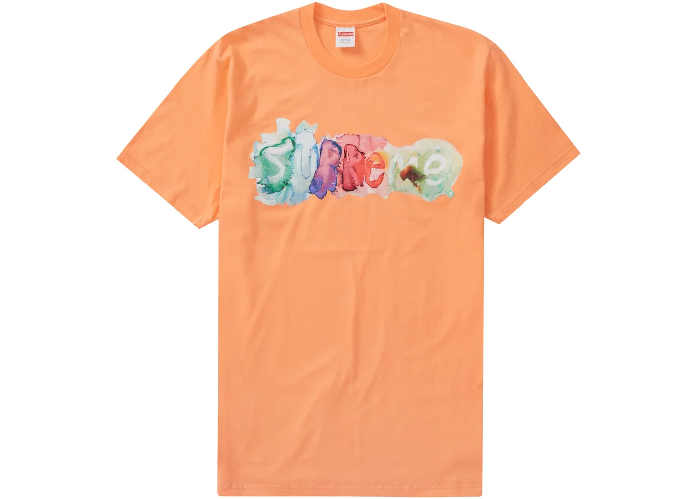 Supreme Watercolor Tee Peach - 1