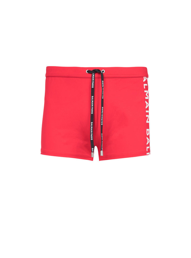 Balmain logo swimming trunks 1