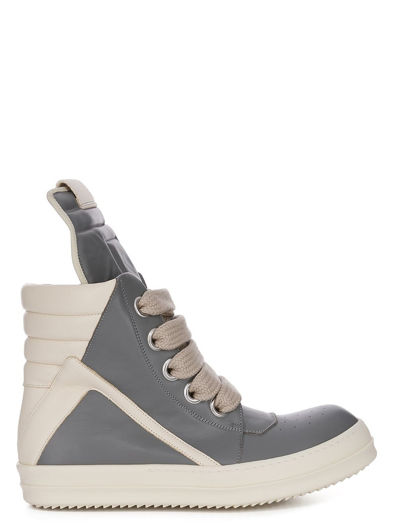 Gray Concordians Jumbolace Geobasket Sneakers - 1