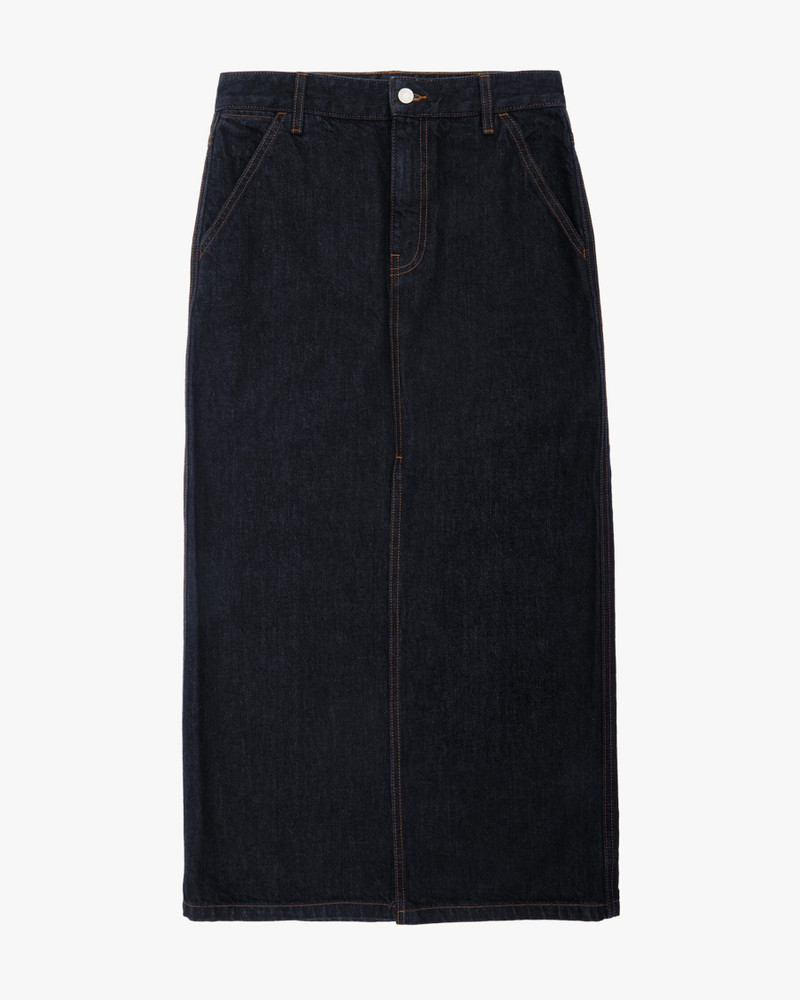 SLIT DENIM MIDI SKIRT 1