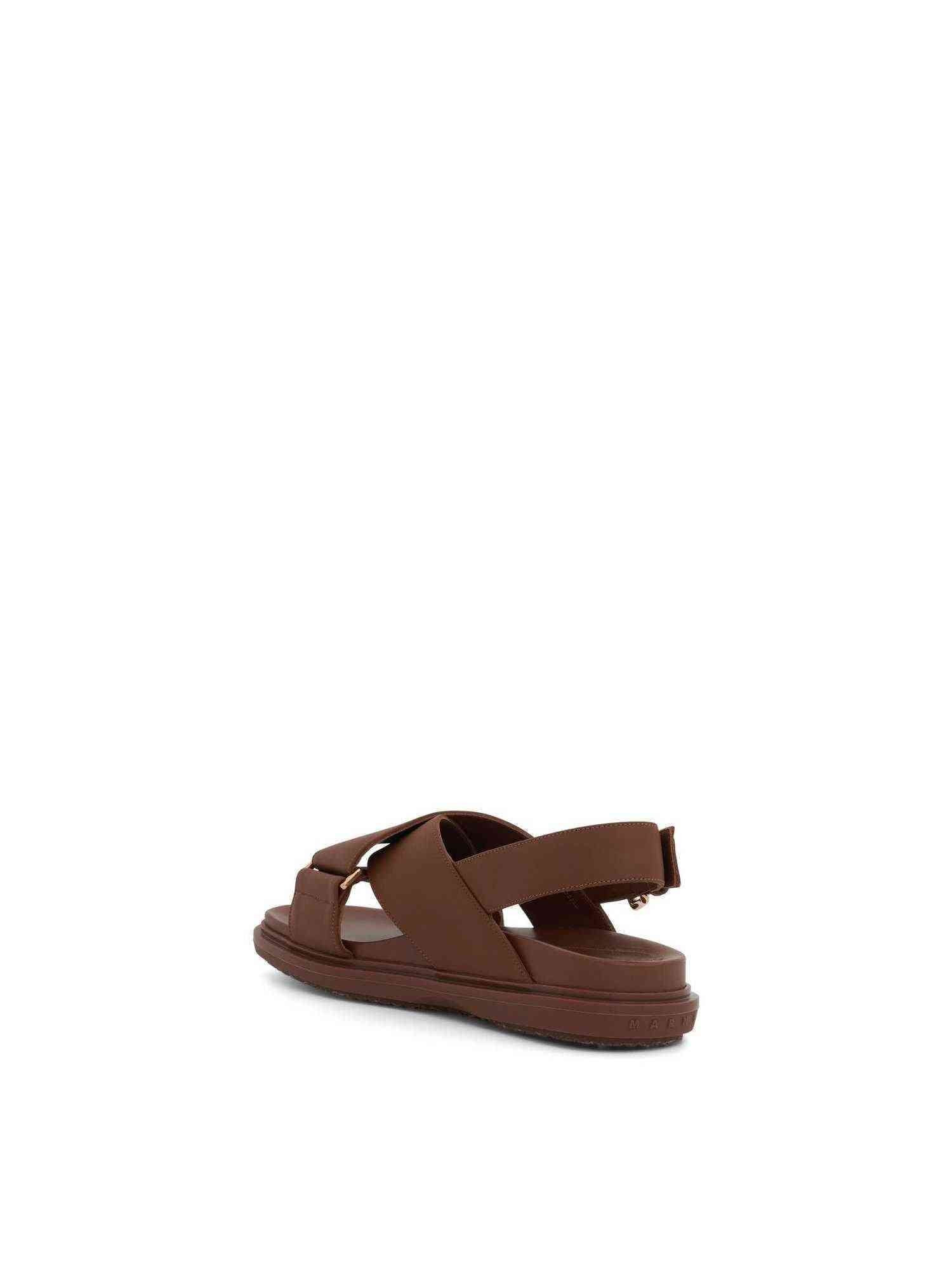 Fussbett Criscross Sandal in Gold Brown - 3