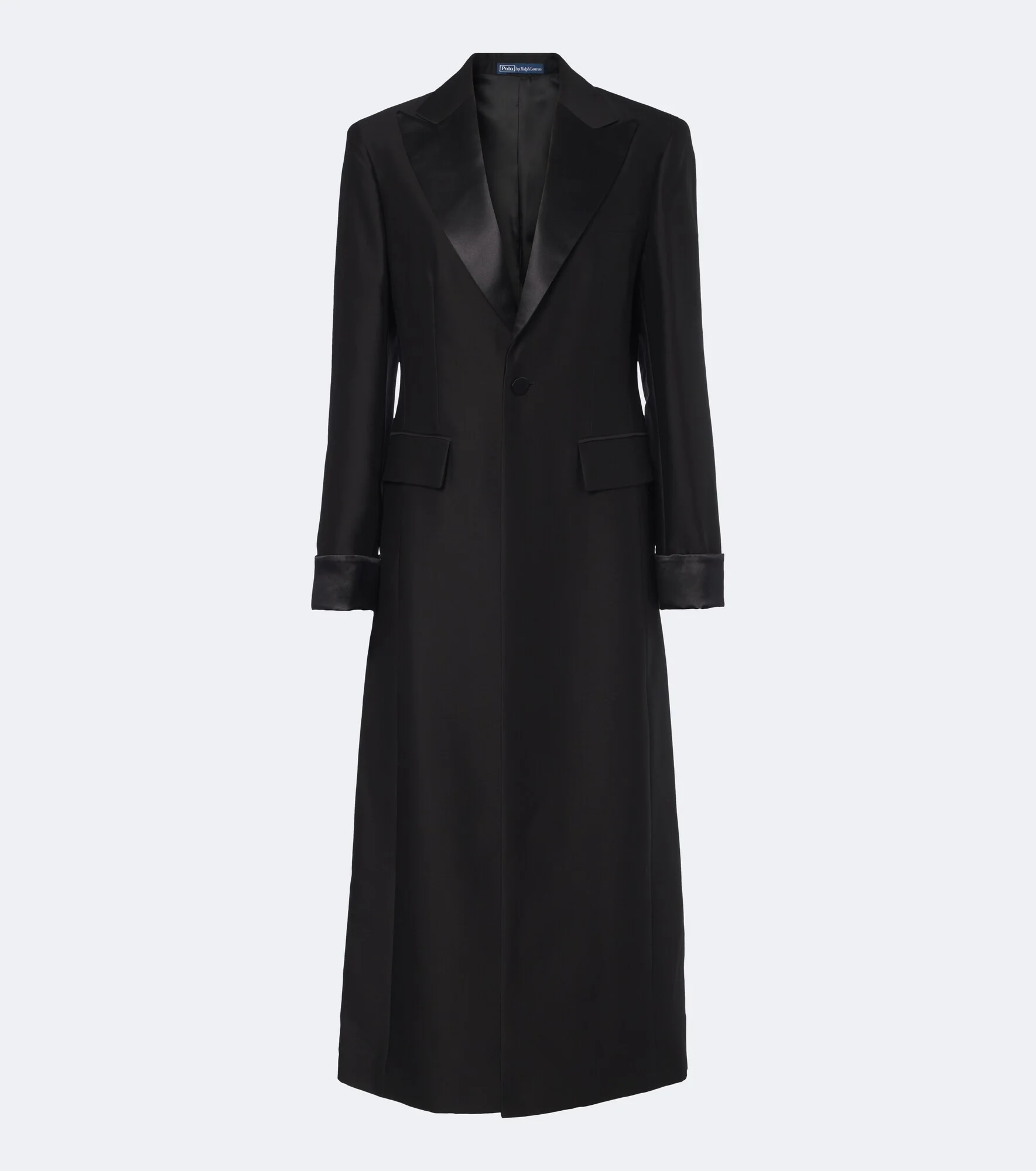 Wool and silk crêpe coat - 1