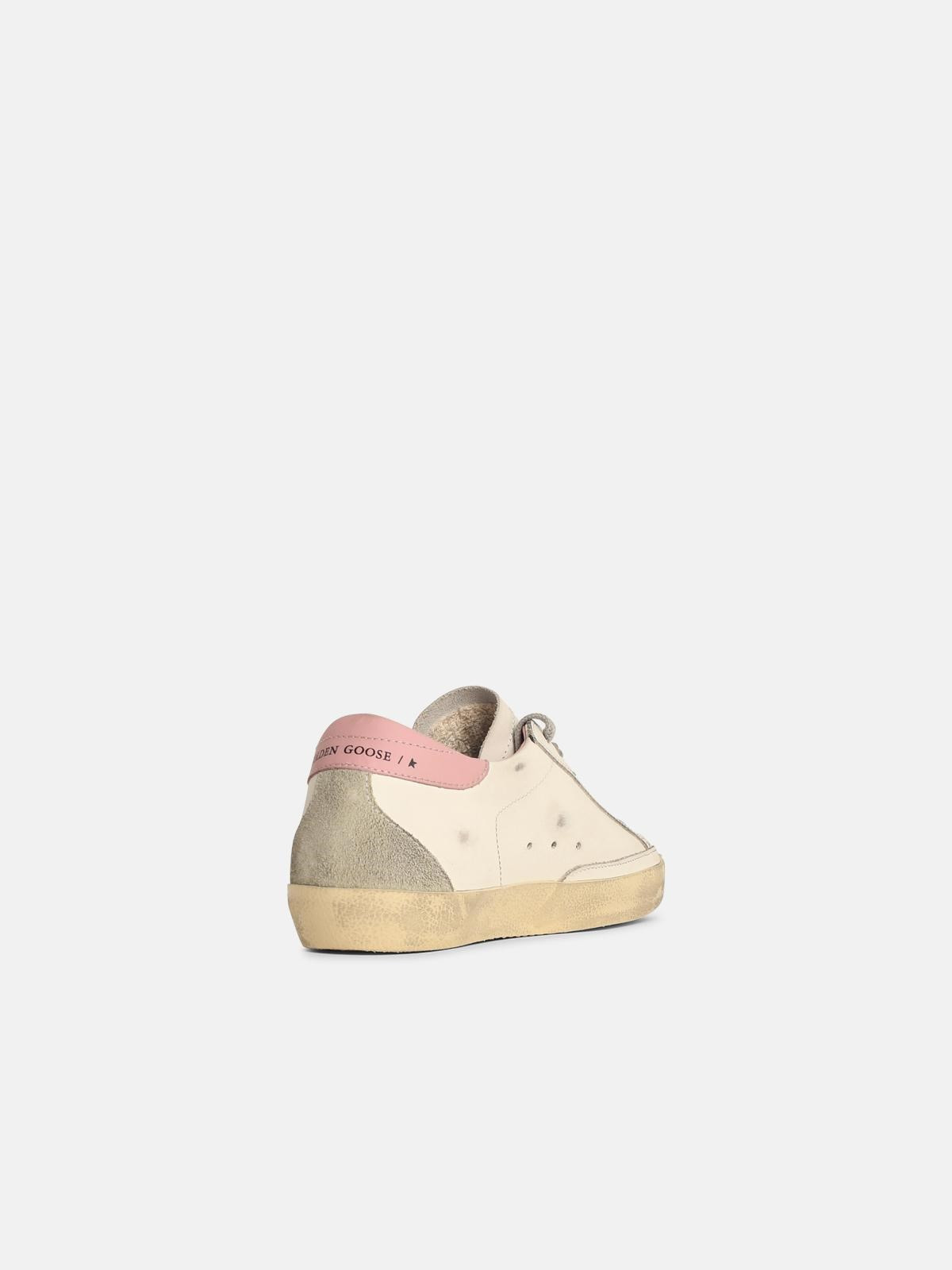 WHITE LEATHER SUPERSTAR SNEAKERS - 3