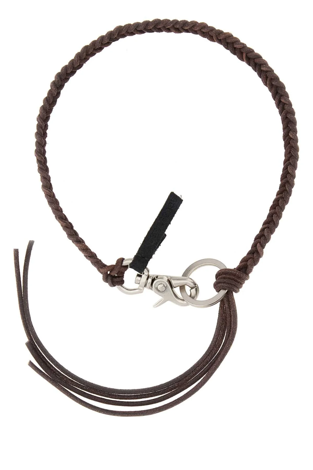 Our Legacy Men Chocolate Leather Ladon Necklace - 1