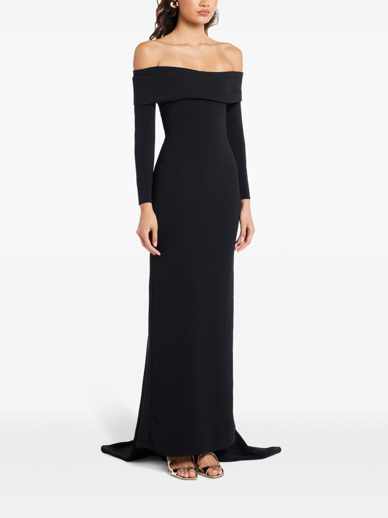 SOLACE LONDON Lyla off-shoulder gown outlook