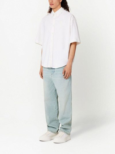 AMI Paris embroidered-logo button-down shirt outlook