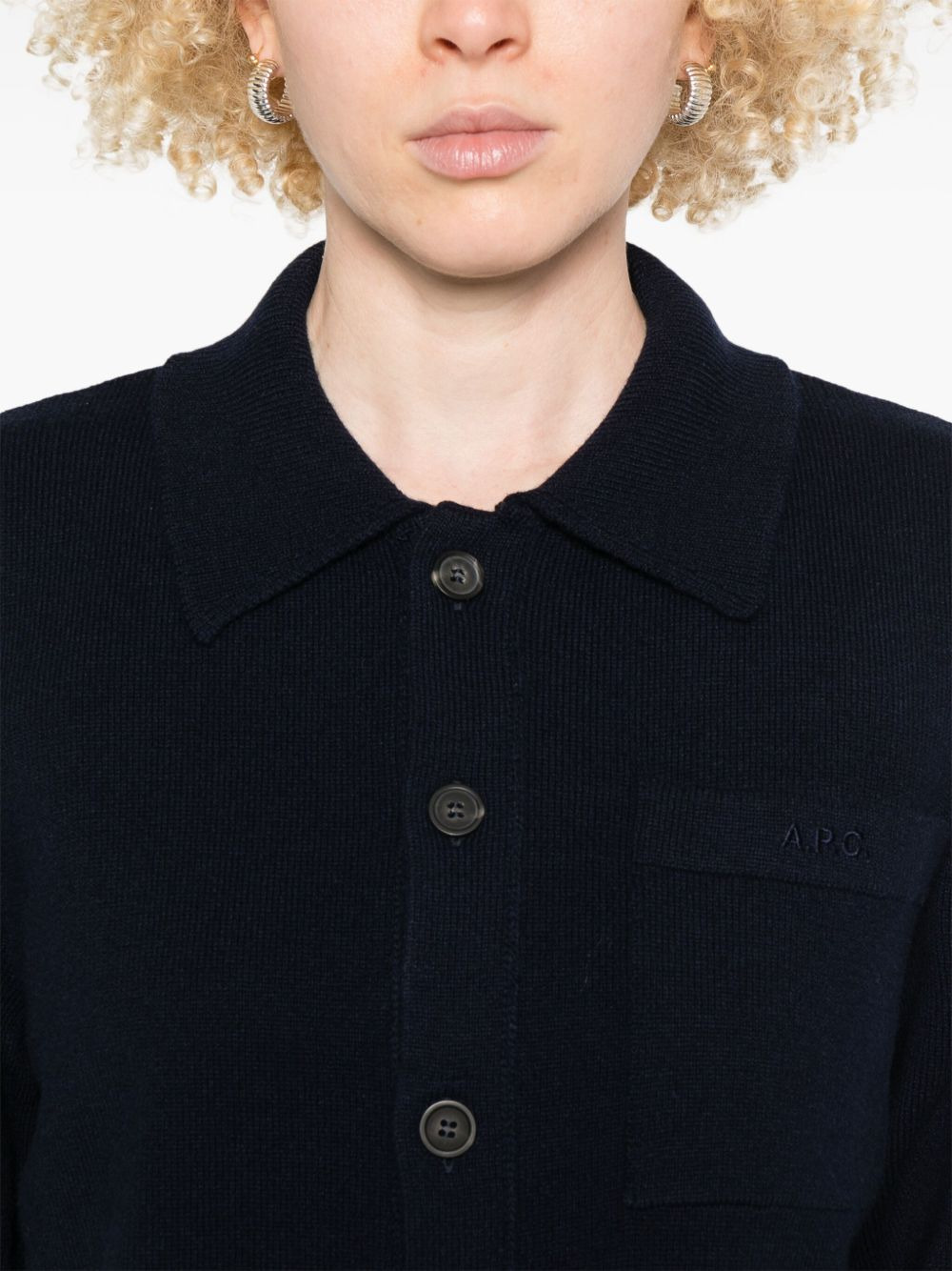 A.P.C. Women Wool Shirt - 2