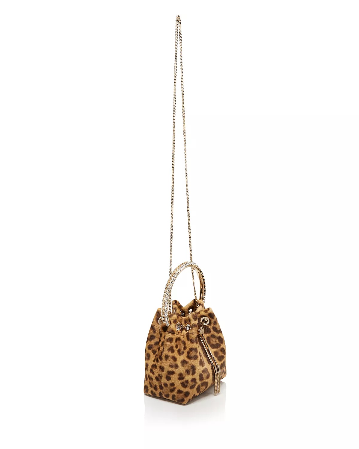 Bon Bon Leopard Print Top Handle Bag - 4