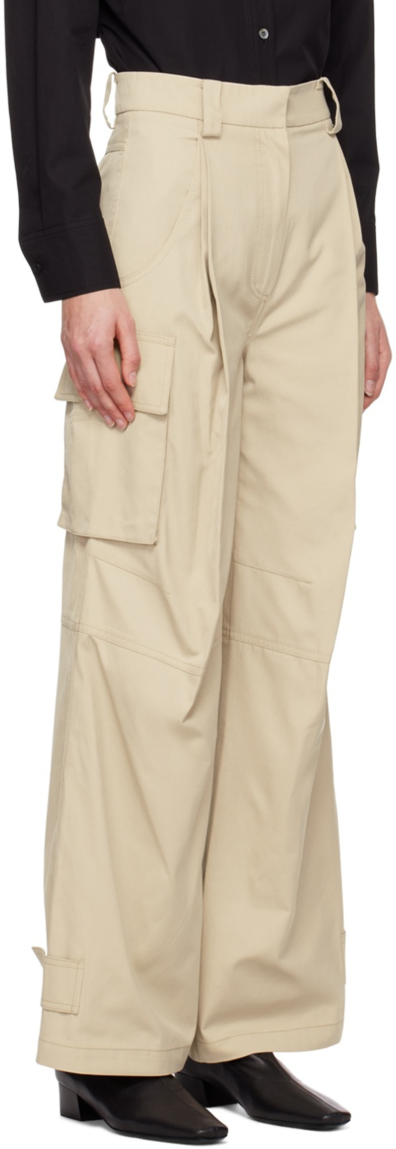 LVIR Beige Cargo Pant outlook