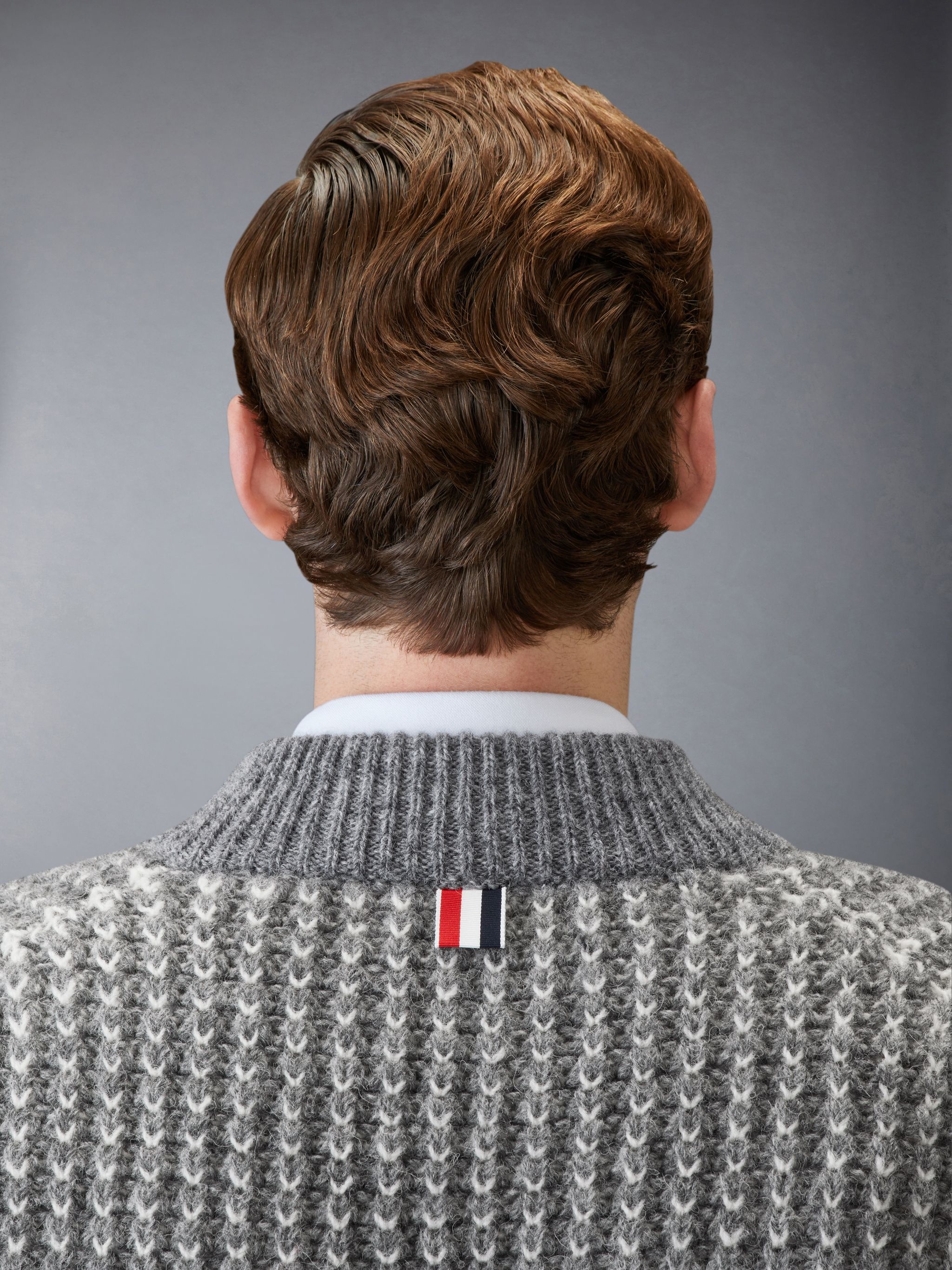 Irish Wool 4-Bar Bomber Jacket - 4