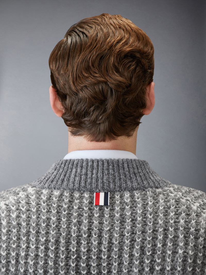 Irish Wool 4-Bar Bomber Jacket 4