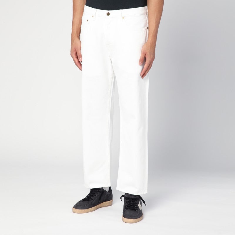 Golden Goose White Straight-Leg Skate Jeans Men - 3