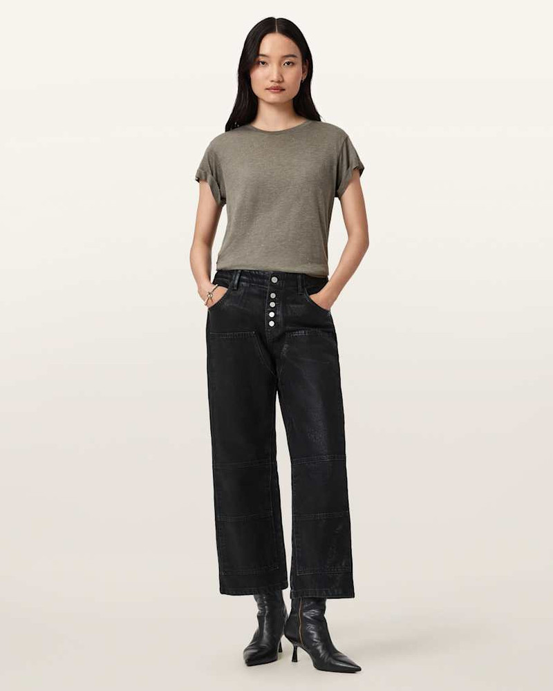 ANNA SHORT SLEEVE SHIMMER T-SHIRT 4