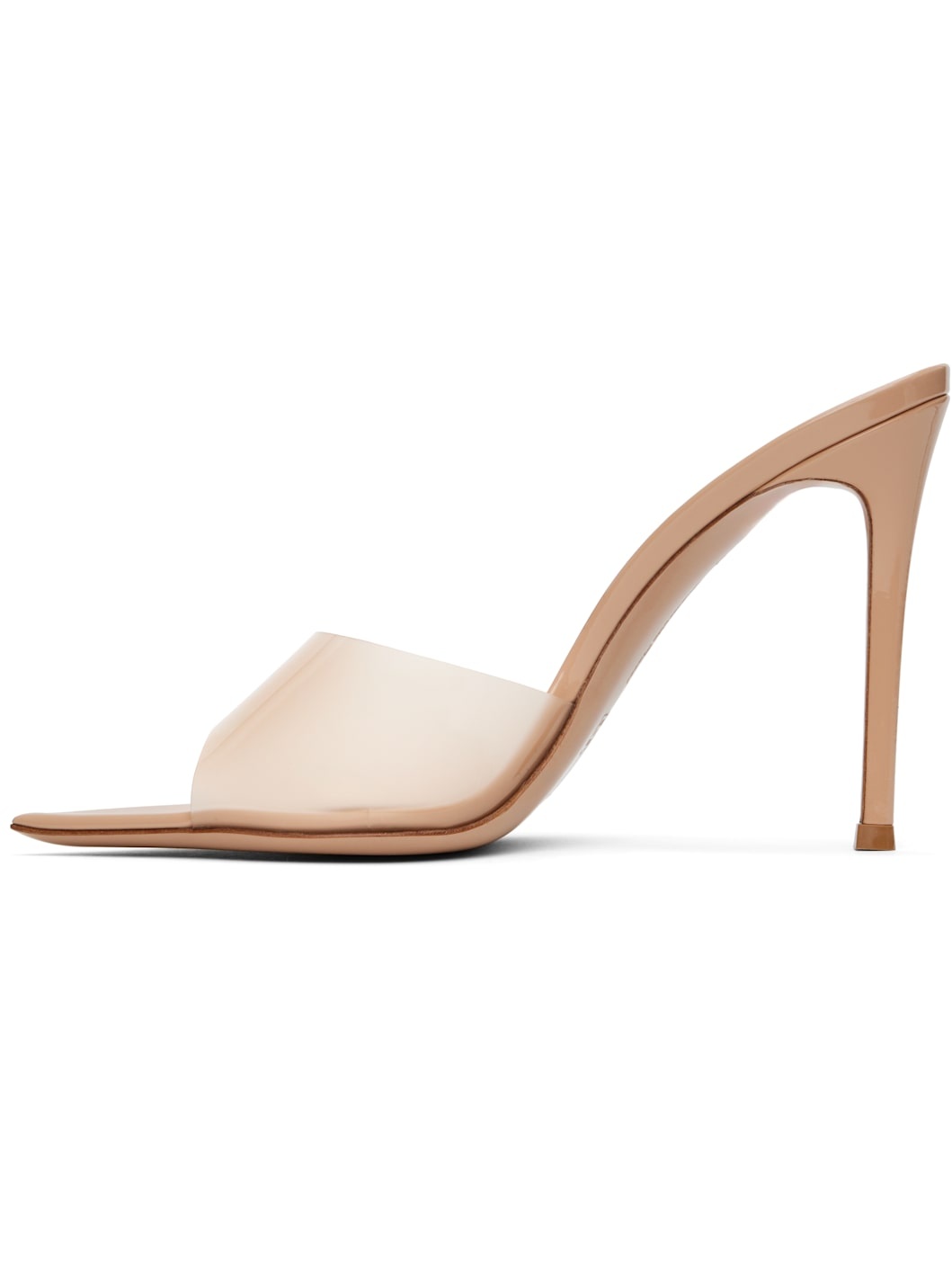 Beige Elle 105 Mules - 3