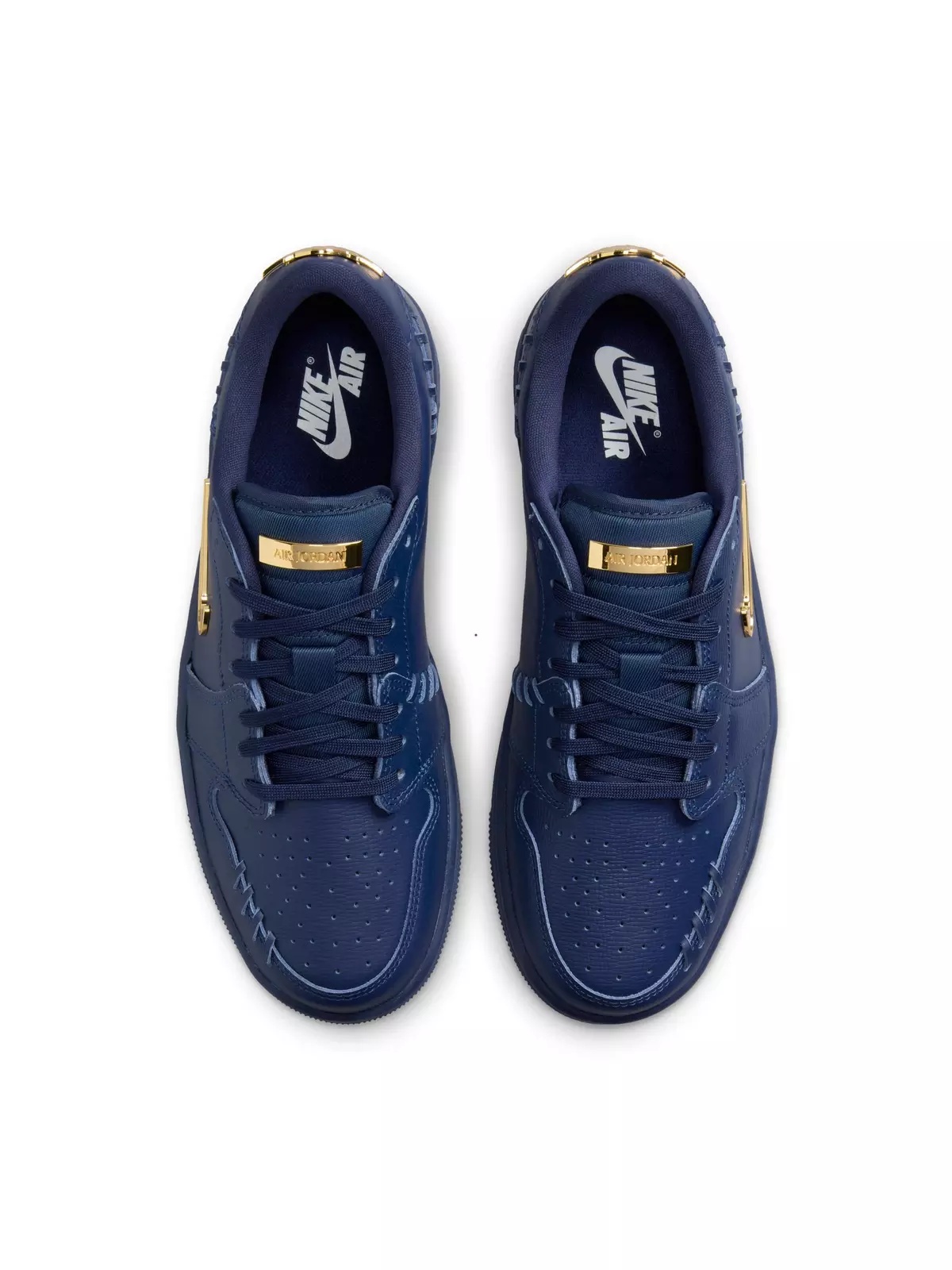1 Low Method of Make "Midnight Navy/Metallic Gold" Women's Shoe - 7