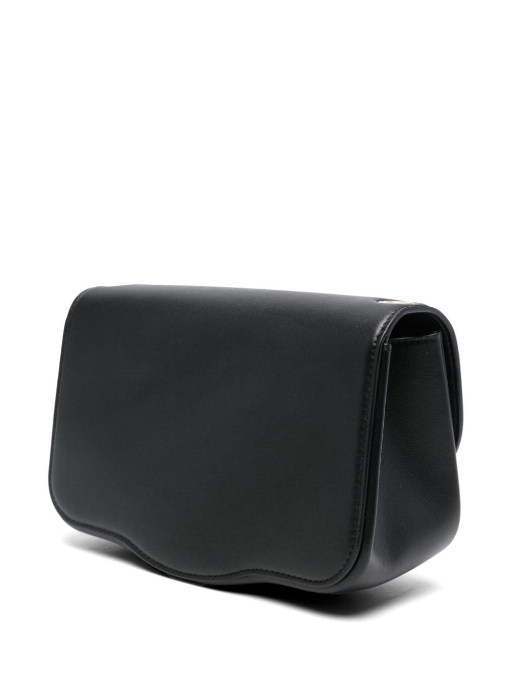 ショルダーバッグ・ポシェット VALENTINO BLACK LEATHER VLOGO SIGNATURE SHOULDER BAG Valentino Garavani Black Leather Vlogo Shoulder Bag