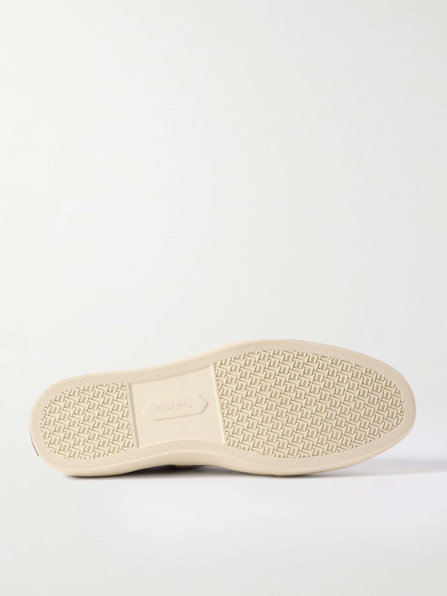Cambridge Leather-Trimmed Suede Sneakers - 3