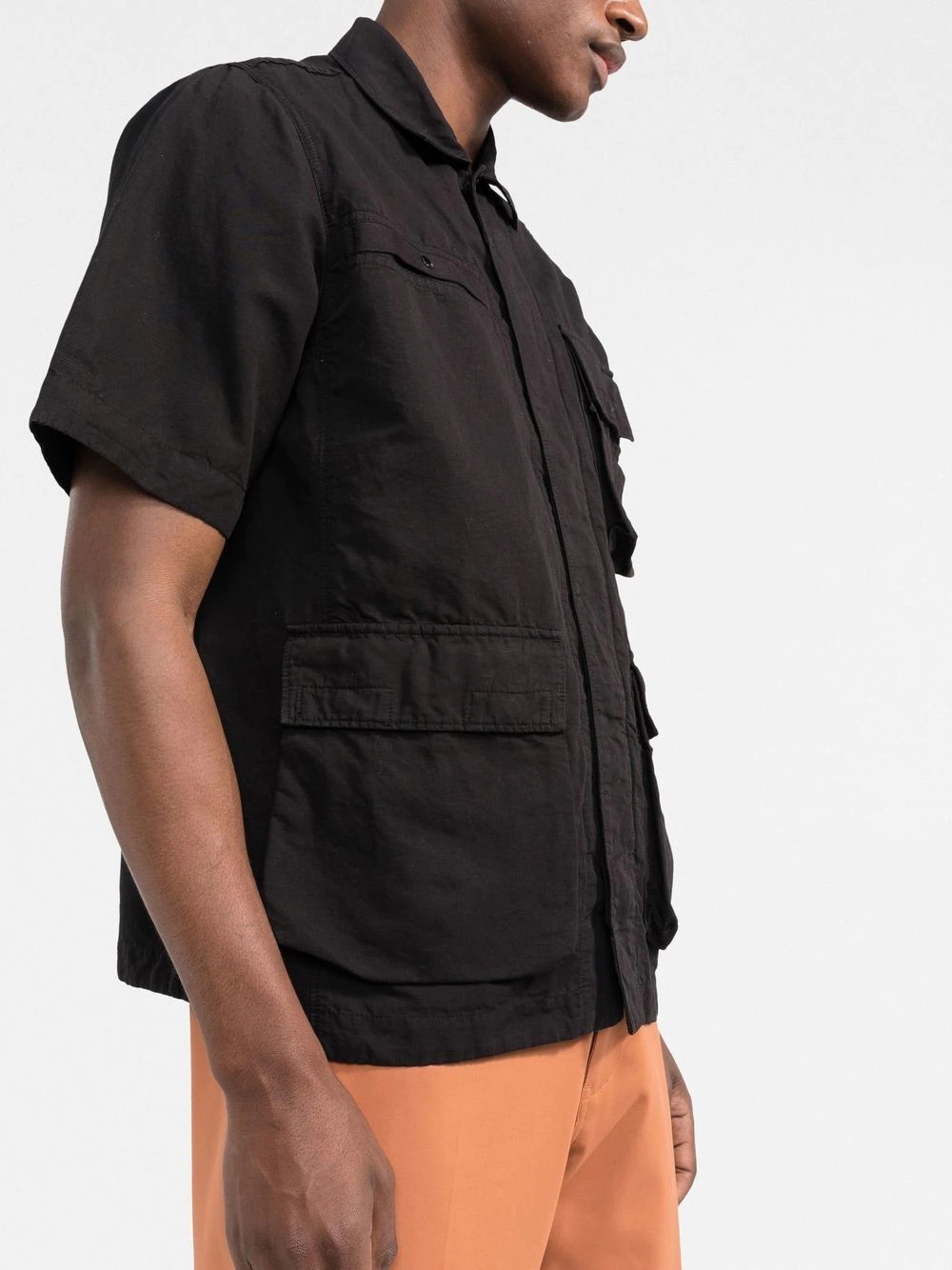 patch-pocket short-sleeve shirt - 3