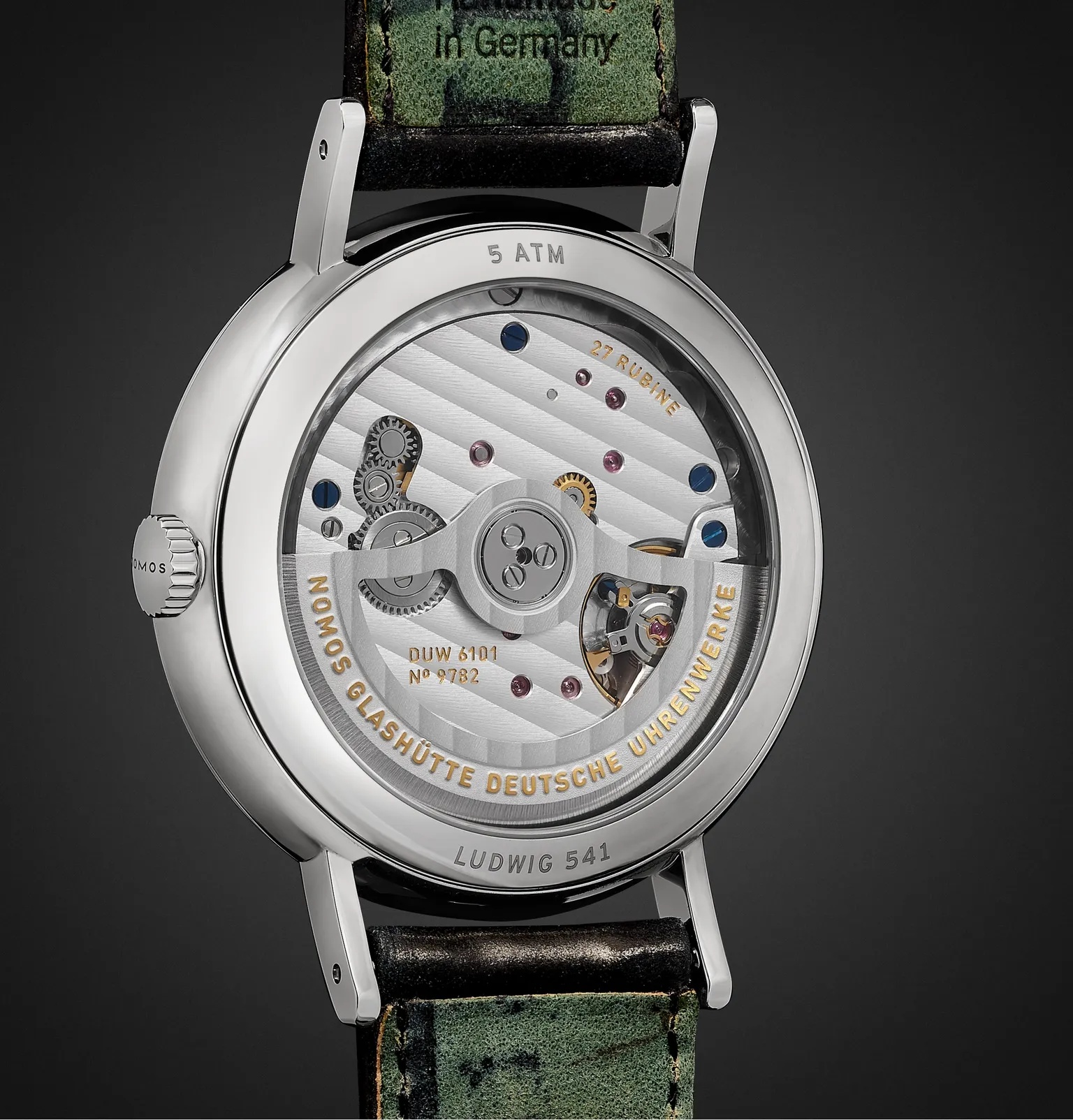 Ludwig Neomatik 41 Limited Edition Automatic 40.5mm Stainless Steel and Leather Watch, Ref. No. 291 - 5