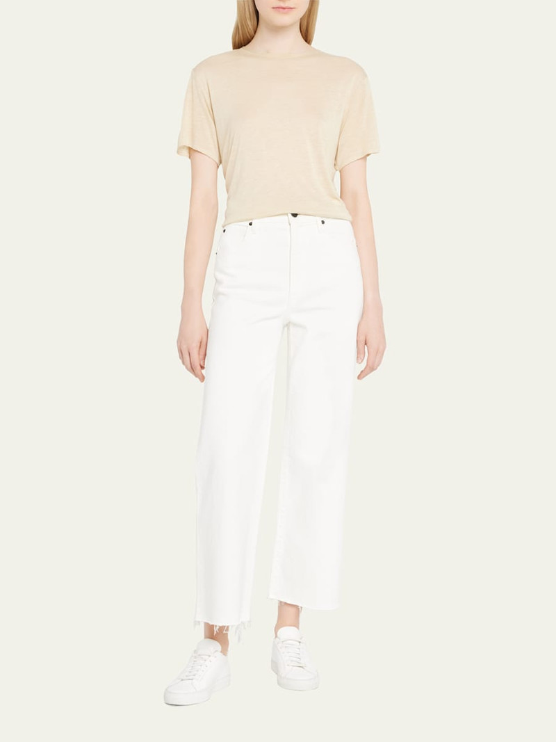 SLVRLAKE Grace Straight Raw Hem Jeans outlook