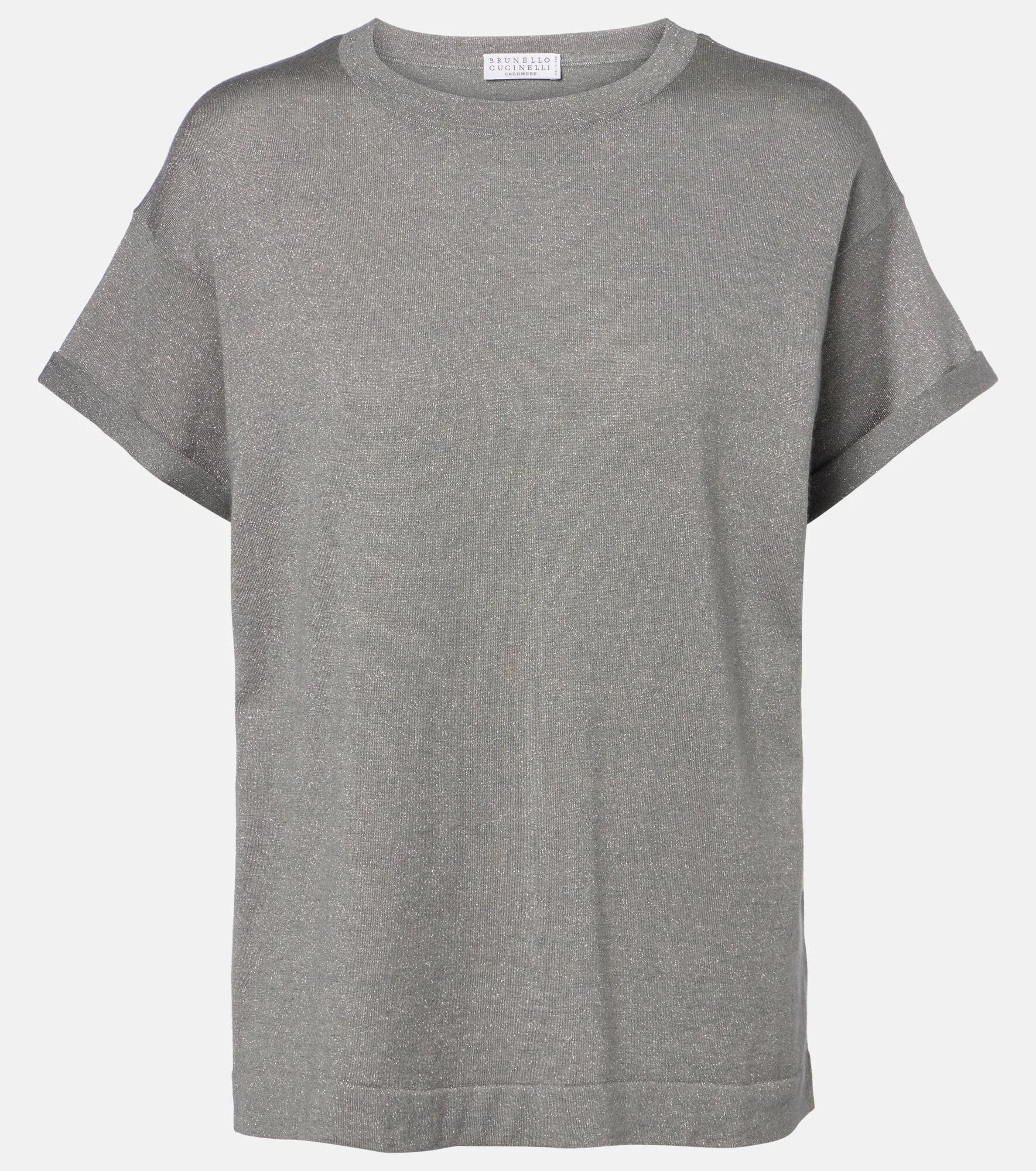 Cashmere and silk-blend T-shirt - 1